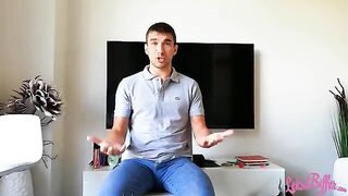 The HR manager gets her pussy licked by a guy in the office to get a job