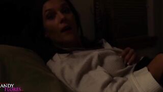 Teacher and student share a bed in hotel room