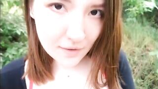 A young sexy Asian babe gets fucked by the first comer in a new city