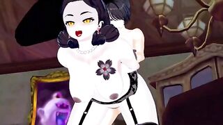 Tall vampire lady Lady Dimitrescu gets fucked doggystyle