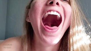A tour of my mouth as if it were a museum, showcasing all its wonders