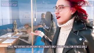 Kiss Cat loves breakfast with sausage - Public Agent picks up Russian student for outdoor sex
