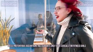 Kiss Cat loves breakfast with sausage - Public Agent picks up Russian student for outdoor sex