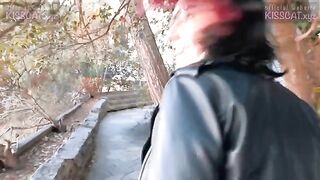 Kiss Cat loves breakfast with sausage - Public Agent picks up Russian student for outdoor sex
