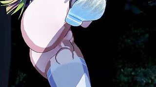 3D anime Blue Exorcist with Shura Kirigakure's hot action