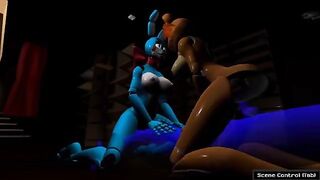 Five Nights At Freddy's adult version gallery featuring Bonnie's big tits