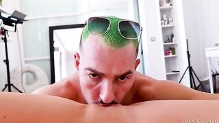 Eat her pussy and fuck the beautiful Danika Mori hard with your big dick