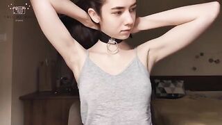 Young schoolgirl gets punished with nipple clamps at a hardcore casting