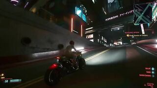 Nude mod showcase for sexy female character V in Cyberpunk 2077