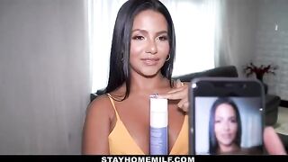 Naughty MILF Rose Monroe lets stepson pose her nude for Onlyfans