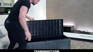 A tiny chick Lana Roy got her ass smashed hard