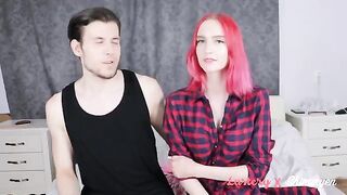 An amateur submissive redhead is collared and fucked in this intense video
