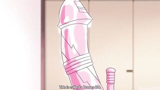 Hentai girl with a big ass fucks two guys