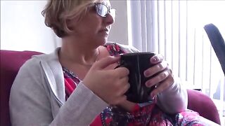 A stepmom welcomes her stepson home after his first independent trip in a heartfelt scene