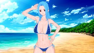 Busty babe Vivi gets fucked hard on the beach in this steamy scene
