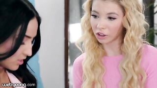 Kenzie Reeves fucked hard by her college bestie, a total crush