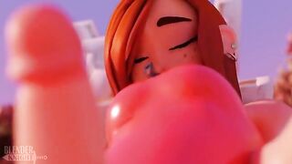 Gravity Falls Wendy Corduroy 2D cartoon action with huge ass