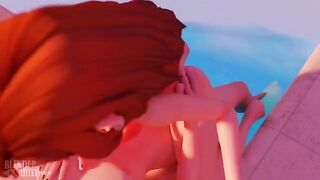 Gravity Falls Wendy Corduroy 2D cartoon action with huge ass