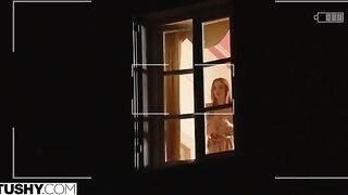 Redhead slut Scarlett in hardcore anal action