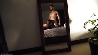 A girl made a surprise for her boyfriend with a wet blowjob