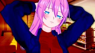 Shikimori Micchon gets her pussy railed from behind in a steamy hentai scene