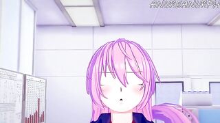 Shikimori Micchon gets her pussy railed from behind in a steamy hentai scene