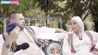 A hot Greek MILF gets her ass pounded hard in this steamy scene