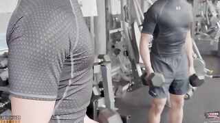 Accidental sex with a personal trainer ends in creampie