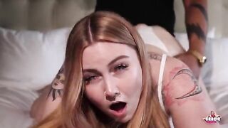 PAWG Gracie Squirts gets her pussy filled with BBC creampie