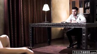 Charlotte convinces her sex therapist to cheat in a steamy session