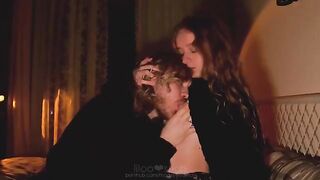 A man experienced a sensation of horror mixed with delight with a woman