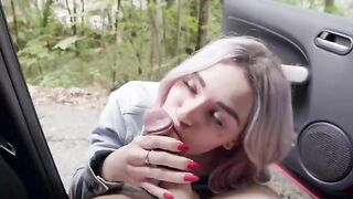 Real sex with a stranger - I left the house horny and teased someone on the street