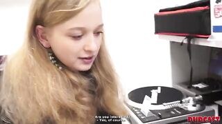 Skinny girl fucks for money at fake casting with a cunning agent