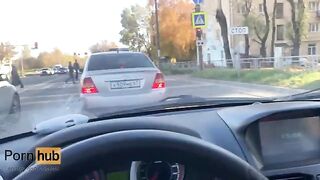 A hot MILF is having a steamy affair with a young taxi driver