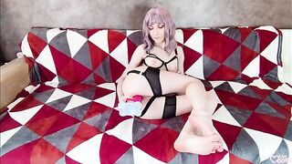 I was pierced and then I had to masturbate with a large toy