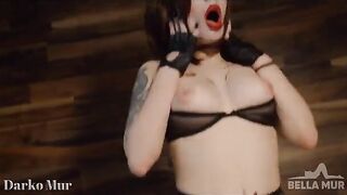 Redhead slut Mad Moxxi fucked hard by a big cock