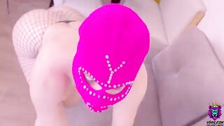 Amateur Latina with a thick ass enjoys deep anal sex