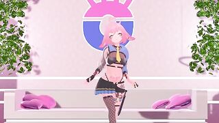 VTUBER delivers a hot prostate massage with hentai JOI action