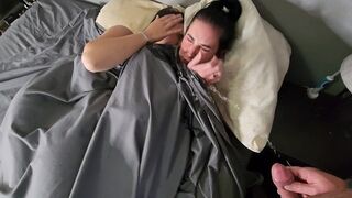 I peed on two girls in bed and they wet their panties