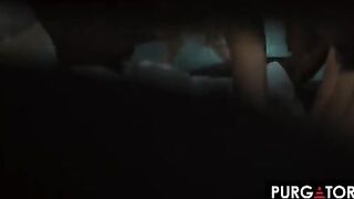 Petite slut Jazlyn Ray gets her eye poked by Donnie Rock