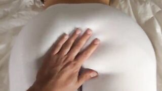 Girl was jerking off when step-brother caught her and fucked her hard