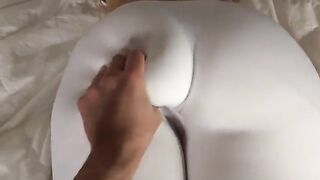 Girl was jerking off when step-brother caught her and fucked her hard