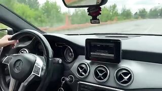 Young Italian girl buys used car and fucks the seller