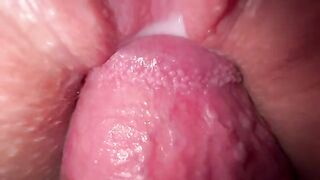 A guy fucked his stepsister and cum on her pussy in a steamy scene