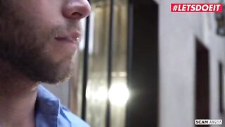 Two hot chicks seduced the guard in a jailhouse threesome