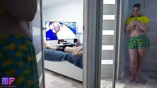 Stepdaughter spying on stepdad part 2 - Poreo
