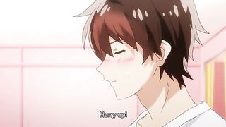 The guy managed to fuck a red-haired tsundere with small tits