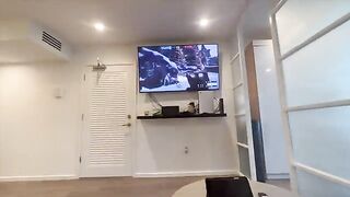 My girlfriend won’t let me finish my game, so I have to get creative