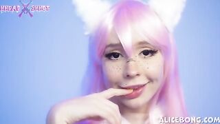 Neko Alice gets her asshole gapped by a massive cock in this hot scene