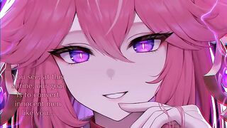 Yae Miko's foot fetish JOI action can make you cum quickly